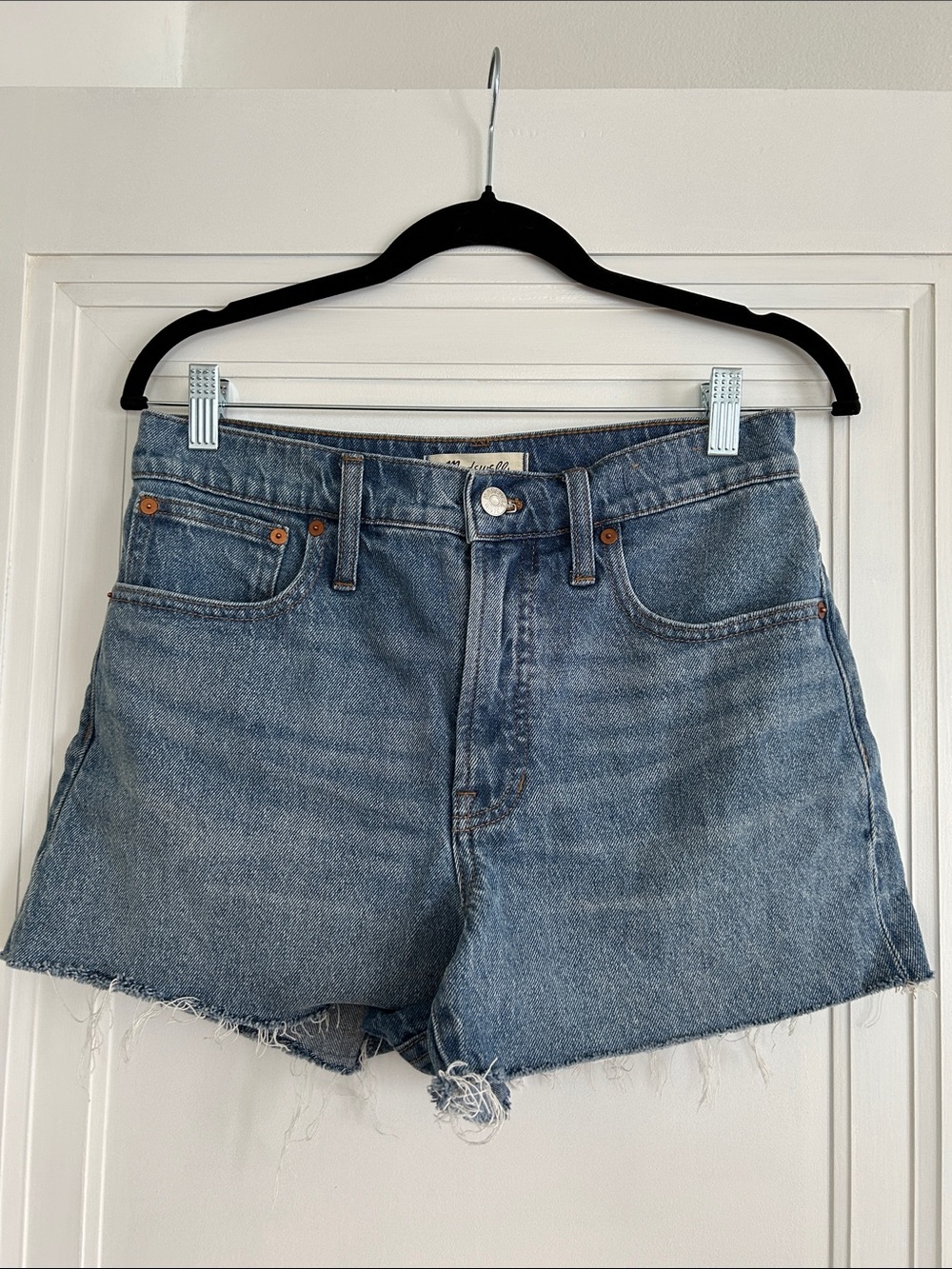 Madewell Blue Denim Cutoff Shorts